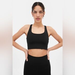 Girlfriend‎ Collective Paloma Longline Racerback Black Sports Bra Size XS